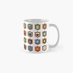 Clan Badges - Clash Royale Design Classic Mug RB2709