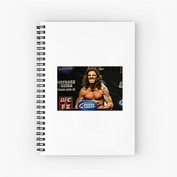 Wrestling Base Clay Guida Notebook