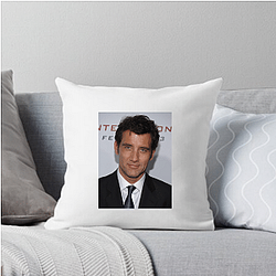 Brooding Intensity Clive Owen Pillows Cover