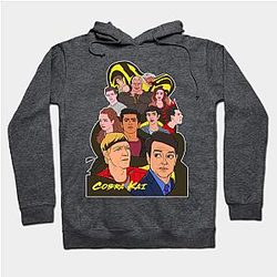 Cobra Kai Hoodies - Cobra Kai All Cast Classic Hoodie TP1602