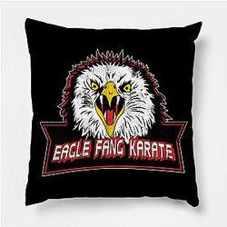 Cobra Kai Pillows - Cobra Kai - Eagle Fang Karate Vintage Style Throw Pillow TP1602