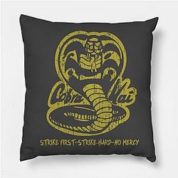 Cobra Kai Pillows - Vintage Retro 80S Karate Kid Cobra Kai Throw Pillow TP1602