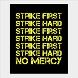 Cobra Kai Poster - Cobra Kai - Strike First Strike Hard No Mercy Poster TP1602