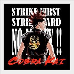 Cobra Kai Posters - Hawk Cobra Kai Black Poster TP1602