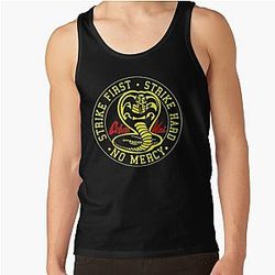 Cobra Kai Tank Tops - Cobra Kai martial arts Tank Top RB1006