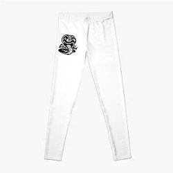 Cobra Kai Leggings - Cobra Kai black and white Leggings RB1006