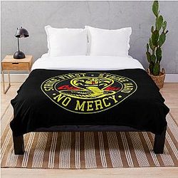 Cobra Kai Bedding Sets - Karate Tournament No Mercy Throw Blanket RB1006