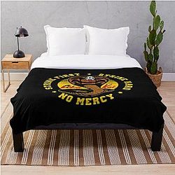 Cobra Kai Bedding Sets - Cobra Kai Logo Throw Blanket RB1006