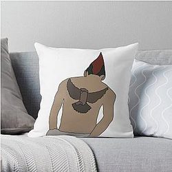 Cobra Kai Pillows - Hawks Tattoo Cartoon Cobra Kai Throw Pillow RB1006