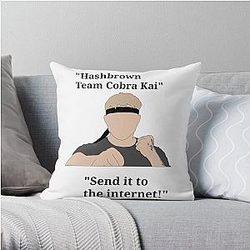 Cobra Kai Pillows - Johnny Lawrence quotes from Cobra Kai Throw Pillow RB1006