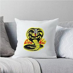 Cobra Kai Pillows - Cobra Kai (Logo) all products Throw Pillow RB1006