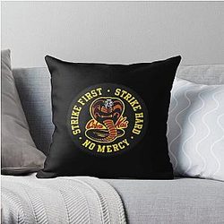 Cobra Kai Pillows - Cobra Kai Logo Throw Pillow RB1006