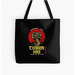 Cobra Kai Bags - Cobra Kai california 1984 All Over Print Tote Bag RB1006