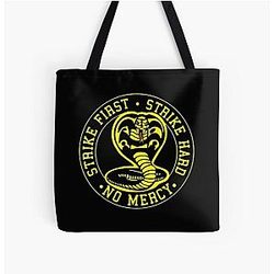 Cobra Kai Bags - Cobra Kai All Over Print Tote Bag RB1006