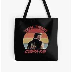 Cobra Kai Bags - Johnny Lawrence Cobra Kai All Over Print Tote Bag RB1006
