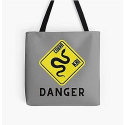 Cobra Kai Bags - Cobra Kai All Over Print Tote Bag RB1006