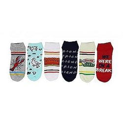 Friends Socks – Womens Novelty Low-Cut Socks | 5 Pairs | Size 4-10 TOY1506