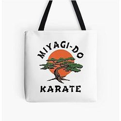 Cobra Kai Bags - Cobra Kai miyagi do All Over Print Tote Bag RB1006