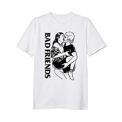 Bad Friends Couple Kiss Classic T-shirts