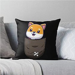 Dog In Pocket Pillows – Copy of Dog in your pocket Throw Pillow RB1011
