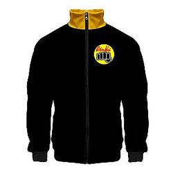 Cobra Kai Jacket - Black Zipper Jacket Cobra Kai Print