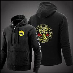 Cobra Kai Jacket - No Mercy Zipper Hoodie Jacket