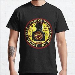 Cobra Kai T-Shirts - Hawk - Cobra Kai Classic T-Shirt RB1006