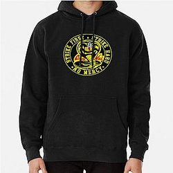 Cobra Kai Hoodies - Cobra Kai Vintage Design Pullover Hoodie RB1006