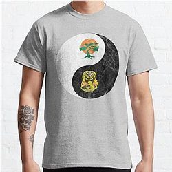 Cobra Kai T-Shirts - Cobra Kai Yin-Yang design Classic T-Shirt RB1006