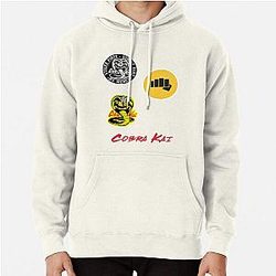 Cobra Kai Hoodies - Cobra Kai Sticker Pack Pullover Hoodie RB1006