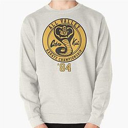 Cobra Kai Sweatshirts - Cobra Kai Vintage Tri-Blend Shirt Pullover Sweatshirt RB1006