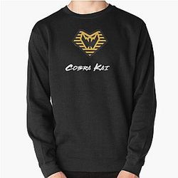 Cobra Kai Sweatshirts - Cobra Kai vintage Logo Pullover Sweatshirt RB1006