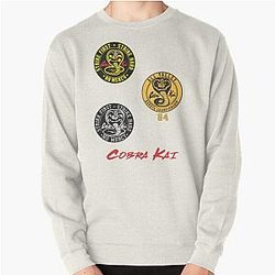 Cobra Kai Sweatshirts - Cobra Kai Sticker Pack Pullover Sweatshirt RB1006