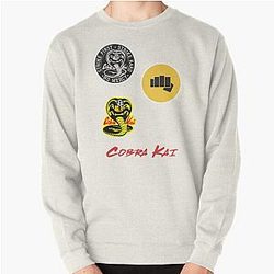 Cobra Kai Sweatshirts - Cobra Kai Sticker Pack Pullover Sweatshirt RB1006
