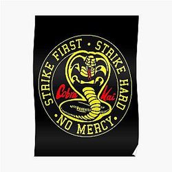 Cobra Kai Posters - Karate Tournament No Mercy Poster RB1006