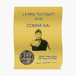 Cobra Kai Posters - Learn to Fight Poster Poster RB1006