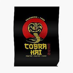 Cobra Kai Posters - Cobra Kai california 1984 Poster RB1006