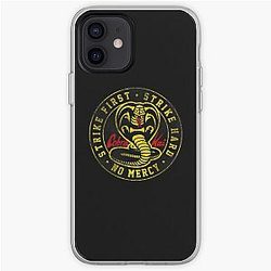 Cobra Kai Cases - Cobra Kai Logo iPhone Soft Case RB1006