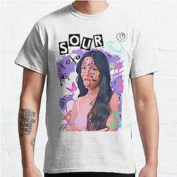 Olivia Rodrigo T-Shirts - Olivia Rodrigo Sour Album Graphic Tee