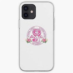 Cobra Kai Cases - Pink Floralfor Women and Girls  iPhone Soft Case RB1006
