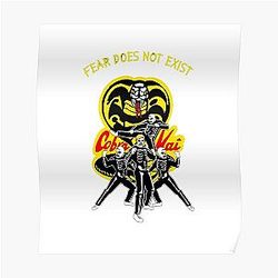 Cobra Kai Posters - Fear Does Not Exist Poster RB1006