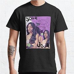 Olivia Rodrigo T-Shirts - Sour List Songs Graphic Tee