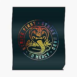 Cobra Kai Posters - Cobra Kai snake Poster RB1006
