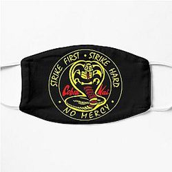 Cobra Kai Face Masks - Cobra Kai Strike First Flat Mask RB1006
