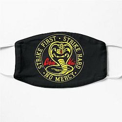 Cobra Kai Face Masks - Vintage Tri-Blend Flat Mask RB1006