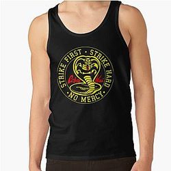 Cobra Kai Tank Tops - Vintage Tri-Blend Tank Top RB1006