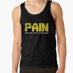 Cobra Kai Tank Tops -  Pain Does Not Exist in this Dojo Tank Top RB1006