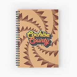 Cochise County, AZ - Retro Streamline Spiral Notebook
