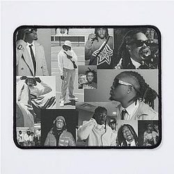 Cochise - B&W Collage Mouse Pad