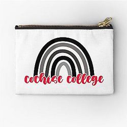 Cochise College Rainbow Zipper Pouch